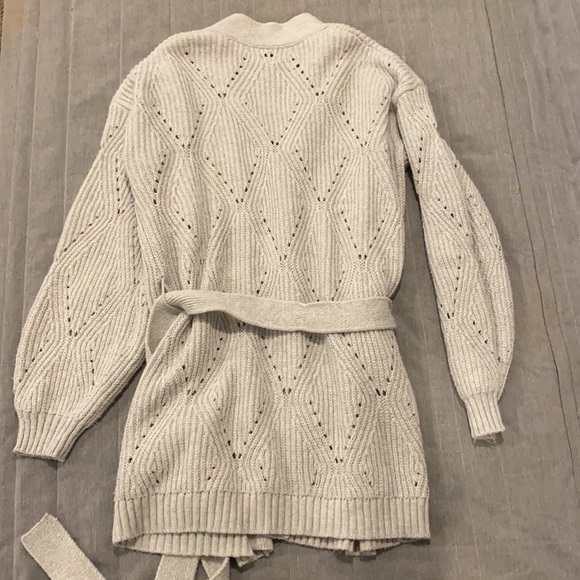 Grey Belted Cardigan - Picture 4 of 4